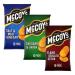 Crisps Snack Variety Bundle Consisting of McCoy's Salt & Malt Vinegar Crisps 6x25g Cheddar & Onion Crisps 6x25g and Flame Grilled Steak Crisps 6x25g (18 individual bags)