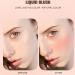 Pakivs Cream Liquid Blush - Long Lasting Waterproof Matte Velvet Mousse Texture Cheek Stick Makeup in Peach Blush - Buy Online on GoSupps.com