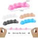 Soft Gel Toe Separator - 2 Pairs | Toe Spacers for Overlapping Toes & Hallux Valgus Correction - White - Buy Online on GoSupps.com