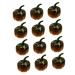 DECHOUS 12pcs Halloween Pumpkin Home Stuff Halloween Supplies Artificial Pumpkins Black Pumpkins Simulation Pumpkin Halloween Decorations Miniatures Photography Prop Household Reward Foam