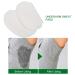 Disposable Armpit Sweat Pads - Cotton Antiperspirant Protection for Unisex | 40pcs Invisible Absorbent Pads - Buy Online on GoSupps.com