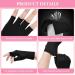 ACWOO UV Gloves for Gel Nails 2 Pair UV Protection Gloves for Manicures Anti UV Gloves for Nail Lamp Manicures Dryer Nail Skin Care Fingerless UV Protection Gloves Protect Hands from UV Harm 2 Pairs Black - Buy Online on GoSupps.com