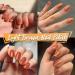 Nail Polish Glitter Nail Polish Orange Nail Varnish Quick Dry Nail Polish No UV Lamp Curing Long Lasting Chip Resistant Non-Toxic Quick Drying At Home & Salon Manicure (11#Maple Sugar) - Buy Online on GoSupps.com