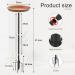 Buy EfuturTime Metal Bird Bath & Feeder - Height-Adjustable Winter-Proof 30x90 cm Garden Accessory for Birds - Large Brown Design - Buy Online on GoSupps.com