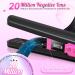 Buy Cordless Hair Straightener & Curler Combo | Rechargeable Ceramic Flat Iron with Fast Heating & Adjustable Temp - Ideal for Travel - Buy Online on GoSupps.com