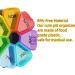 Weekly Pill Organizer - 7 Day Large Daily Pill Case for Vitamins Supplements & Fish Oil - Black - Buy Online on GoSupps.com