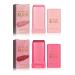 Blush Stick Cream Blush Stick Smooth Solid Moisturizer Stick Highlighter Stick Waterproof Face Makeup Stick for Cheek Eyes Lips (Pink & Red 1PCS) Pink & Red 19 g (Pack of 2)