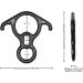 SOB Rescue Figure 8 Descender Belaying 40KN Bent Ear Belay Device Rock Climbing Rappelling Gear Aluminum Magnesium Alloy - Buy Online on GoSupps.com