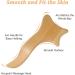BOUNABAY GUA SHA SHalymphdrainage Massage Device - Wooden Gua Sha Tool for Body Back and Neck Therapy | Perfect Health & Household Care Set - Buy Online on GoSupps.com