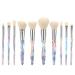 Makeup Brushes Premium Synthetic Concealers Foundation Powder Eye Shadows Makeup Brushes Scrunch It Brush(White One Size) White One Size
