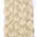 Tess 41 Braids Extensions | Jumbo Synthetic Crochet Braids Hair 5pcs 165g Bundle | Light Blonde #613 100cm - Buy Online on GoSupps.com