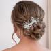 Bartosi Sparkling Rhinestone Butterfly Hair Clips - Pack of 2 | Wedding Hair Accessories for Women and Girls - Buy Online on GoSupps.com