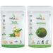 CROW Pack of 2 Tulsi Powder Moringa Powder (500 GM Each) Combo Pack 1 KG by B Naturall