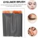 DRESSOOS 100pcs Disposable Eyeliner Brush Facial Tools Eye Makeup Lip Black Artificial Fiber - Buy Online on GoSupps.com