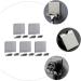 Cabilock 10-Piece Multifunctional Hook Wall Clothes Stand & Razor Holder | Heavy-Duty Aluminum Alloy No Trace Sticky Hooks for Clothes Rack - Buy Online on GoSupps.com