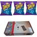 American Snacks - Takis Blue Heat Rolled Tortilla Chips Hot Chili Pepper Artificially Flavored Pack of (3 x 92.3G)