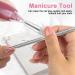 Double Head Nail Care Cuticle Pusher Set Stainless Steel Cuticle Remover Manicure Pedicure Tool for Gel Nail Polish Cuticle Scraping - Buy Online on GoSupps.com