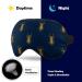 Golden Sleep Mask Eye Cover - Adjustable Strap, Blocks Light, Perfect for Night Sleep, Nap & Travel - Men and Women - Buy Online on GoSupps.com