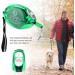 Retractable Dog Leash 7.9ft - Nylon Roller Leash for Small & Medium Dogs - Single-Handed Brake & Lock - Comfortable Jogging & Guiding - Green - Buy Online on GoSupps.com