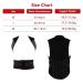 Full Back Support Posture Corretion 108pcs Magnets Self-Heating Vest Shoulder Support Belt Spine Lumbar Neck Brace Corset Corrector For Men Women Corrector (Size : L) - Buy Online on GoSupps.com