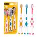 minkissy 6 pieces baby toothbrush toothbrush children's toothbrush baby toothbrush for children