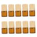 Lurrose 10th bottle with essential oils aroma roll with essential oils empty roll-on bottles container with lid empty under bottle glass bottles with lid medicine bottle diffus