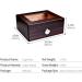 Cigar Humidor Handmade Cedar Wood Cigar Box Desktop Humidor with Hygrometer and Humidifier Removable Cedar Tray - Buy Online on GoSupps.com