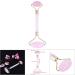 Jade Roller Double Head Rose Quartz - Slimming Face Beauty Massage Roller in Rose Gold | Shop Internationally - Buy Online on GoSupps.com