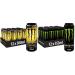 Monster Energy Rehab Lemon - disposable doses (12 x 500 ml) & caffeinated energy drink with a classic energy taste - in recoverable disposable cans (12 x 553 ml) bundle with energy taste