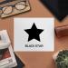 Azeeda Microfiber Glasses Cleaning Cloths - Black Star Motif (2 Pack) | Premium Lens Wipes for Eyeglasses & Screens | International Shipping - Buy Online on GoSupps.com