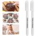 White Edible Markers 2Pc Food Coloring Markers Double Sided Food Coloring Pens Edible Gourmet Writer Food Grade Decorator Pen for Fondant Cookies Cakes Frosting Easter Eggs Writing Party Decorating - Buy Online on GoSupps.com