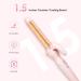 Professional 1.25 Inch Curling Iron & Wand - Ceramic Coated 5 Heat Settings for All Hair Types - Pink - Buy Online on GoSupps.com