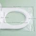Biodegradable Disposable Plastic Toilet Seat Cover Toilet Seat Paper Bands Flushable Paper Toilet Seat Covers Waterproof and Non Slip Individually Wrapped (100Pcs) - Buy Online on GoSupps.com