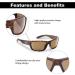 Flying Fisherman Matecumbe Polarized Sunglasses - Tortoise Frames/Amber Lenses | UV Blocker for Fishing & Outdoor Sports - Buy Online on GoSupps.com