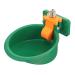 Beavorty Farmhouse Plastic Dispenser Livestock Drinking Feeder Bowl Animals Waterer Automatic