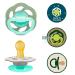 NIP Cherry Round Pacifier Set - 8 Piece Boy Set Size 2 Natural Latex for 6+ Months - International Shipping Available - Buy Online on GoSupps.com