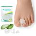 Toe Separators for Overlapping Toes - Promifun Toe Spacers with Aloe Vera Extract for Hammer Toe Straightener Correct Toes Big Toe Alignment Bunion Relief (3 Size 12 Pack Clear)