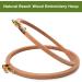 Caydo 4-Piece Beech Wood Embroidery Hoops Set - 3 to 9 Inch Cross Stitch Rings for Needlework, Art Craft, and Sewing - Buy Online on GoSupps.com