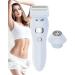 Hair removal for women bikini trimmer Safe Shaver and Trimmer for Women 2in1 Electric Leg Hair Trimmer for Women for Eyebrows Arms Lips and Face Blue - Buy Online on GoSupps.com