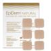 Epiderm EpiTabs Scar Patches for Surgical Scars Silicone Patches for Scars Ideal for Small Hypertrophic & Keloid Scars C-Section & Tummy Tuck Silicone Gel Sheets for Scars Natural Squares 6 Pack