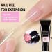 5Pcs Poly Gel Nail Kit - Soft Pink Builder Gel for Nails Extension - Durable 20ML Poly Nail Liquid - DIY Manicure Gel Kit for Beginners - Buy Online on GoSupps.com
