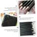 Beavorty 200 PCS Disposable Eyeliner white Mascara Brush Wands Eyeliner Brush Head miniature gel 9x0.7cmx2pcs Blackx2pcs - Buy Online on GoSupps.com