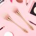 BEATURE 2 Piece Large Mineral Powder Brushes - Professional Makeup Set for Foundation, Blush, and Highlighter in Rose Gold - Buy Online on GoSupps.com