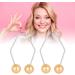 Dimple Maker Balls 2 Pairs Muscle Training Stainless Steel Easy to Carry Improve Smile Dimple Maker for Cheeks (Yellow) - Buy Online on GoSupps.com