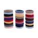 Liujzzj 30 pieces hair tie ladies cotton hair tie cottage tubes hair bands ponytail hair rubber bands in 10 colors for women