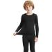 Mrignt Boys Thermal Underwear Set - Large/9-11 Years - Classic Black - Buy Online on GoSupps.com