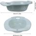 Healifty Sitz Bath Basin Bidet for Hemorrhoid Relief - Over-The-Toilet Design for Pregnant Women, Elderly, Post-Episiotomy Care - Blue - Buy Online on GoSupps.com