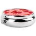 Buy Cute Red Bow Portable Metal Pill Box - Mini 3-Compartment Design for Travel | Ideal for Small Pills - Buy Online on GoSupps.com
