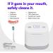 Famisym Ultrasonic Cleaner for Dental Appliances | 45KHz Cleaning Machine with UV Light | Ideal for Dentures, Retainers, Aligners, and More - Buy Online on GoSupps.com