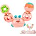 Abbto Babyrassel Crab Shape Newborn Toy - Soft Sensory Ball & Calming Bite Ring for Babies - Buy Online on GoSupps.com